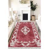 Motto Hali Klasik Perla Soft Kaymaz Tabanlı Yıkanabilir Antibakteriyel Dijital Baskı Klasik Halı Yolluk, KS-3010B-PRL-100X200