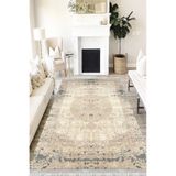 Motto Hali Klasik Perla Soft Kaymaz Tabanlı Yıkanabilir Antibakteriyel Dijital Baskı Klasik Halı Yolluk, KS-3016B-PRL-80X300