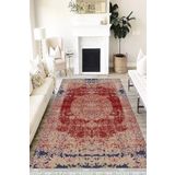 Motto Hali Klasik Perla Soft Kaymaz Tabanlı Yıkanabilir Antibakteriyel Dijital Baskı Klasik Halı Yolluk, KS-3016D-PRL-80X300