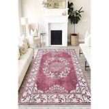 Motto Hali Klasik Perla Soft Kaymaz Tabanlı Yıkanabilir Antibakteriyel Dijital Baskı Klasik Halı Yolluk, KS-3027C-PRL-180X300