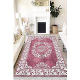 Motto Hali Klasik Perla Soft Kaymaz Tabanlı Yıkanabilir Antibakteriyel Dijital Baskı Klasik Halı Yolluk, KS-3027C-PRL-200X300