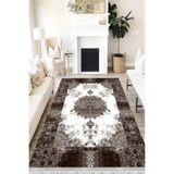 Motto Hali Klasik Perla Soft Kaymaz Tabanlı Yıkanabilir Antibakteriyel Dijital Baskı Klasik Halı Yolluk, KS-3029B-PRL-160X230