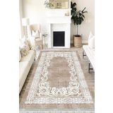 Motto Hali Klasik Perla Soft Kaymaz Tabanlı Yıkanabilir Antibakteriyel Dijital Baskı Klasik Halı Yolluk, KS-3051B-PRL-200X300