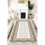 Motto Hali Klasik Perla Soft Kaymaz Tabanlı Yıkanabilir Antibakteriyel Dijital Baskı Klasik Halı Yolluk, KS-3078B-PRL-200X300