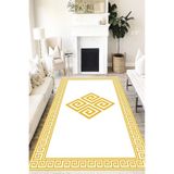 Motto Hali Klasik Perla Soft Kaymaz Tabanlı Yıkanabilir Antibakteriyel Dijital Baskı Klasik Halı Yolluk, KS-3086C-PRL-200X300
