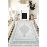 Motto Hali Klasik Punto Kaymaz Dot Tabanlı Yıkanabilir Antibakteriyel Dijital Baskı Klasik Halı Yolluk, KS-3015B-PNT-80X300