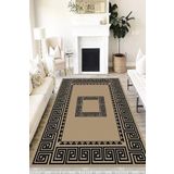 Motto Hali Klasik Punto Kaymaz Dot Tabanlı Yıkanabilir Antibakteriyel Dijital Baskı Klasik Halı Yolluk, KS-3084E-PNT-160X230