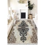 Motto Hali Klasik Punto Kaymaz Dot Tabanlı Yıkanabilir Antibakteriyel Dijital Baskı Klasik Halı Yolluk, KS-3099C-PNT-160X230