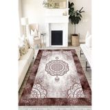 Motto Hali Klasik Verona Kaymaz Deri Tabanlı Yıkanabilir Antibakteriyel Dijital Baskı Klasik Halı Yolluk, KS-3019C-VRN-200X300