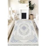 Motto Hali Klasik Verona Kaymaz Deri Tabanlı Yıkanabilir Antibakteriyel Dijital Baskı Klasik Halı Yolluk, KS-3050C-VRN-80X300