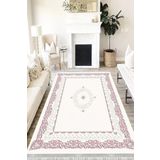 Motto Hali Klasik Verona Kaymaz Deri Tabanlı Yıkanabilir Antibakteriyel Dijital Baskı Klasik Halı Yolluk, KS-3055C-VRN-80X300