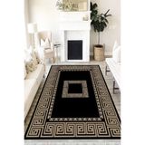 Motto Hali Klasik Verona Kaymaz Deri Tabanlı Yıkanabilir Antibakteriyel Dijital Baskı Klasik Halı Yolluk, KS-3084B-VRN-100X200