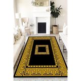 Motto Hali Klasik Verona Kaymaz Deri Tabanlı Yıkanabilir Antibakteriyel Dijital Baskı Klasik Halı Yolluk, KS-3084C-VRN-100X200