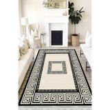 Motto Hali Klasik Verona Kaymaz Deri Tabanlı Yıkanabilir Antibakteriyel Dijital Baskı Klasik Halı Yolluk, KS-3084D-VRN-120X180