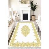 Motto Hali Klasik Verona Kaymaz Deri Tabanlı Yıkanabilir Antibakteriyel Dijital Baskı Klasik Halı Yolluk, KS-3109B-VRN-100X200