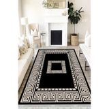 Motto Hali Klasik Verona Kaymaz Deri Tabanlı Yıkanabilir Dijital Baskı Klasik Halı Yolluk, KS-3084F-VRN-120X180