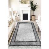 Motto Hali Klasik Verona Kaymaz Deri Tabanlı Yıkanabilir Dijital Baskı Klasik Halı Yolluk, KS-3091B-VRN-100X500