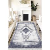 Motto Hali Klasik Westa Kaymaz Tabanlı Yıkanabilir Antibakteriyel Dijital Baskı Klasik Halı Kilim, KS-3002A-WST-200X300