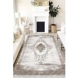 Motto Hali Klasik Westa Kaymaz Tabanlı Yıkanabilir Antibakteriyel Dijital Baskı Klasik Halı Kilim, KS-3002D-WST-100X200