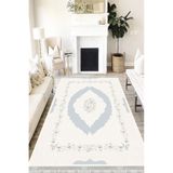 Motto Hali Klasik Westa Kaymaz Tabanlı Yıkanabilir Antibakteriyel Dijital Baskı Klasik Halı Kilim, KS-3003A-WST-100X200