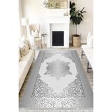 Motto Hali Klasik Westa Kaymaz Tabanlı Yıkanabilir Antibakteriyel Dijital Baskı Klasik Halı Kilim, KS-3008B-WST-160X230