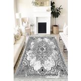 Motto Hali Klasik Westa Kaymaz Tabanlı Yıkanabilir Antibakteriyel Dijital Baskı Klasik Halı Kilim, KS-3017D-WST-200X300