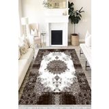 Motto Hali Klasik Westa Kaymaz Tabanlı Yıkanabilir Antibakteriyel Dijital Baskı Klasik Halı Kilim, KS-3029B-WST-160X230