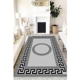 Motto Hali Klasik Westa Kaymaz Tabanlı Yıkanabilir Antibakteriyel Dijital Baskı Klasik Halı Kilim, KS-3085B-WST-200X300