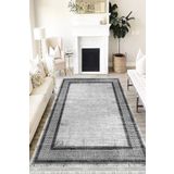 Motto Hali Klasik Westa Kaymaz Tabanlı Yıkanabilir Antibakteriyel Dijital Baskı Klasik Halı Kilim, KS-3091B-WST-200X300