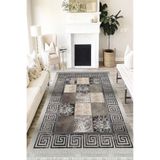 Motto Hali Klasik Westa Kaymaz Tabanlı Yıkanabilir Antibakteriyel Dijital Baskı Klasik Halı Kilim, KS-3092A-WST-120X180