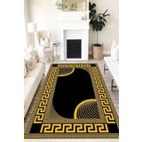 Motto Hali Klasik Westa Kaymaz Tabanlı Yıkanabilir Antibakteriyel Dijital Baskı Klasik Halı Kilim, KS-3094B-WST-160X230