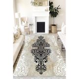 Motto Hali Klasik Westa Kaymaz Tabanlı Yıkanabilir Antibakteriyel Dijital Baskı Klasik Halı Kilim, KS-3099A-WST-100X200