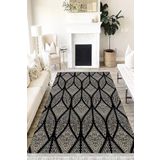 Motto Hali Modern Cotton Şönil Kaymaz Tabanlı Yıkanabilir Antibakteriyel Dijital Baskı Modern Halı Yolluk, MD-0005A-CTN-100X200