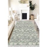 Motto Hali Modern Cotton Şönil Kaymaz Tabanlı Yıkanabilir Antibakteriyel Dijital Baskı Modern Halı Yolluk, MD-0009E-CTN-160X230