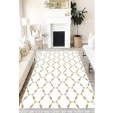 Motto Hali Modern Cotton Şönil Kaymaz Tabanlı Yıkanabilir Antibakteriyel Dijital Baskı Modern Halı Yolluk, MD-0011C-CTN-100X200
