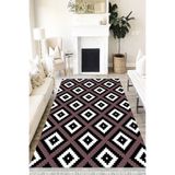 Motto Hali Modern Cotton Şönil Kaymaz Tabanlı Yıkanabilir Antibakteriyel Dijital Baskı Modern Halı Yolluk, MD-0020A-CTN-160X230