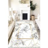 Motto Hali Modern Cotton Şönil Kaymaz Tabanlı Yıkanabilir Antibakteriyel Dijital Baskı Modern Halı Yolluk, MD-0032H-CTN-100X200