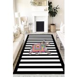 Motto Hali Modern Cotton Şönil Kaymaz Tabanlı Yıkanabilir Antibakteriyel Dijital Baskı Modern Halı Yolluk, MD-0038D-CTN-160X230