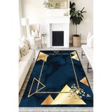 Motto Hali Modern Cotton Şönil Kaymaz Tabanlı Yıkanabilir Antibakteriyel Dijital Baskı Modern Halı Yolluk, MD-0046C-CTN-160X230