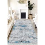 Motto Hali Modern Cotton Şönil Kaymaz Tabanlı Yıkanabilir Antibakteriyel Dijital Baskı Modern Halı Yolluk, MD-0060D-CTN-80X300