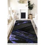 Motto Hali Modern Cotton Şönil Kaymaz Tabanlı Yıkanabilir Antibakteriyel Dijital Baskı Modern Halı Yolluk, MD-0068A-CTN-100X200