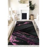 Motto Hali Modern Cotton Şönil Kaymaz Tabanlı Yıkanabilir Antibakteriyel Dijital Baskı Modern Halı Yolluk, MD-0068C-CTN-100X200