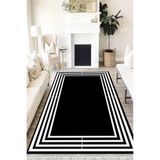 Motto Hali Modern Cotton Şönil Kaymaz Tabanlı Yıkanabilir Antibakteriyel Dijital Baskı Modern Halı Yolluk, MD-0091A-CTN-80X300