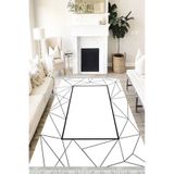 Motto Hali Modern Eko Punto Kaymaz Tabanlı Yıkanabilir Antibakteriyel Dijital Baskı Modern Halı Yolluk, MD-0032D-EKOPNT-140x200