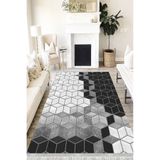 Motto Hali Modern Eko Punto Kaymaz Tabanlı Yıkanabilir Antibakteriyel Dijital Baskı Modern Halı Yolluk, MD-0033F-EKOPNT-160X230