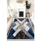 Motto Hali Modern Eko Punto Kaymaz Tabanlı Yıkanabilir Antibakteriyel Dijital Baskı Modern Halı Yolluk, MD-0037D-EKOPNT-160X230