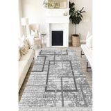 Motto Hali Modern Eko Punto Kaymaz Tabanlı Yıkanabilir Antibakteriyel Dijital Baskı Modern Halı Yolluk, MD-0047G-EKOPNT-100X200