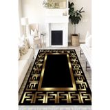 Motto Hali Modern Eko Punto Kaymaz Tabanlı Yıkanabilir Antibakteriyel Dijital Baskı Modern Halı Yolluk, MD-0056C-EKOPNT-200X300