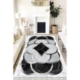 Motto Hali Modern Eko Punto Kaymaz Tabanlı Yıkanabilir Antibakteriyel Dijital Baskı Modern Halı Yolluk, MD-0093B-EKOPNT-100X200