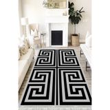Motto Hali Modern Eko Punto Kaymaz Tabanlı Yıkanabilir Antibakteriyel Dijital Baskı Modern Halı Yolluk, MD-0096B-EKOPNT-80X300